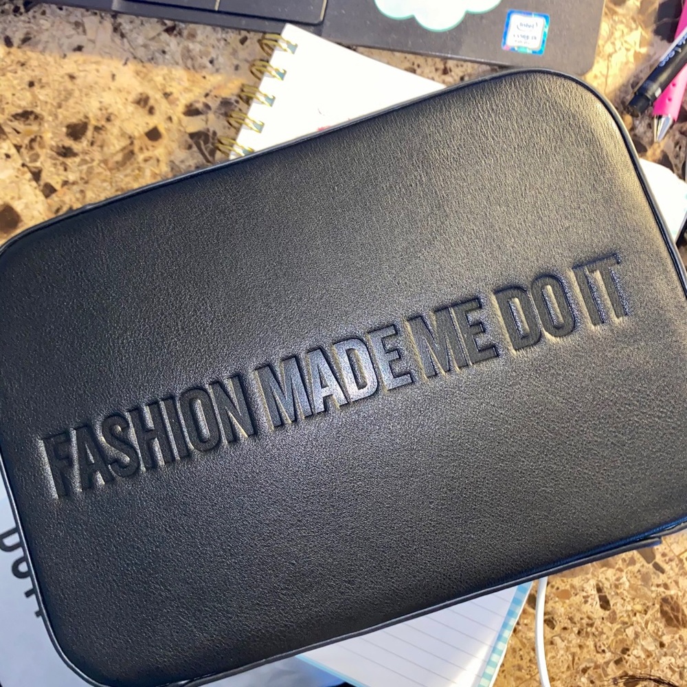 Black Vegan Leather Crossbody